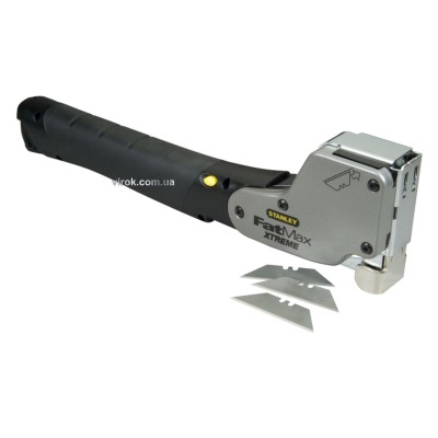 Степлер молотковый для скоб "G" и нож с висувными лезвиями STANLEY "FatMax® Xtreme™" 0-PHT350 Степлер молотковый для скоб "G" и нож с висувными лезвиями STANLEY "FatMax® Xtreme™" 0-PHT350