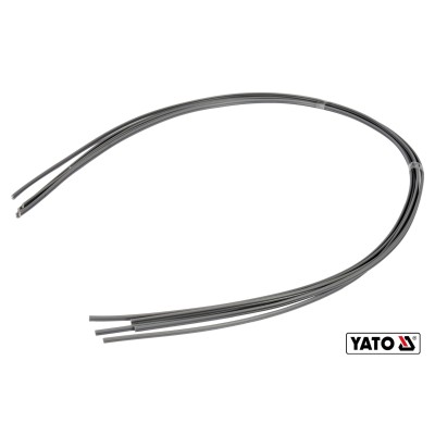 Стрижні з ПВХ для зварювання/паяння пластику YATO 2.5 x 5 мм x 1 м 400°C 5 шт YT-82306