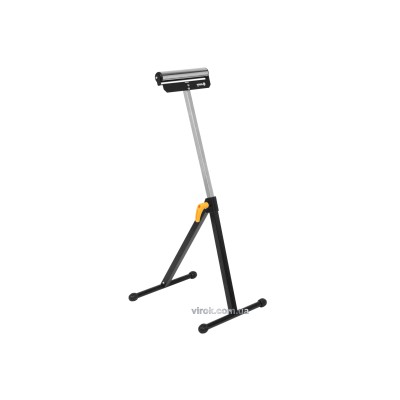 Стойка опорная роликовая VOREL с регулировкой высоты 29410 Стойка опорная роликовая VOREL с регулировкой высоты 29410