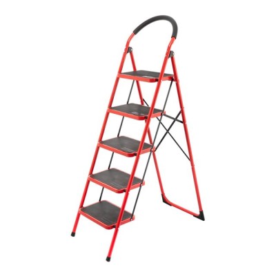 Драбина 5 ступеня 380*260мм висота 1617мм, до верхнього ступеня 1215мм Intertool LT-0039