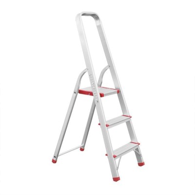 Стремянка алюминиевая 3 ступени, высота до платформы 630мм Intertool LT-1003