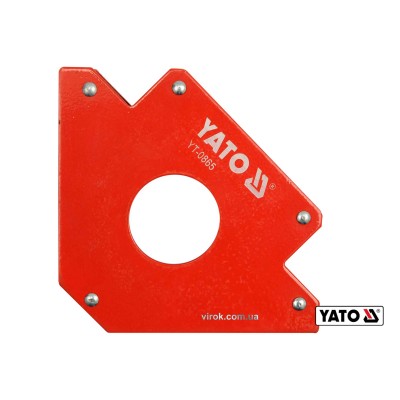 Струбцина магнітна для зварювання YATO 122 х 190 х 25 мм ?46 мм 34 кг YT-0865
