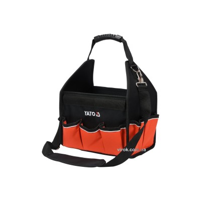 Сумка для інструментів відкрита 12" YATO 16 кишень YT-74370