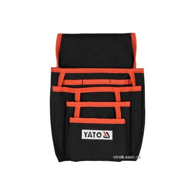 Сумка на пояс для інструментів та цвяхів YATO з кишенями YT-74171