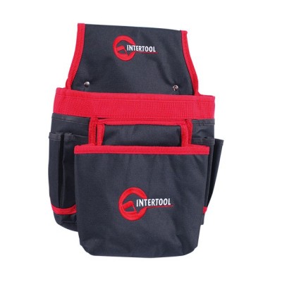Сумка поясная слесарно-строительная, 8 карманов, полиэстер Intertool SP-1036