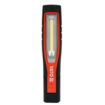 Світильник переносний світлодіодний YATO акумулят. 3,7 V, 2 режими-10/4 Вт, 170/1000 Lm, заряд USB YT-08510