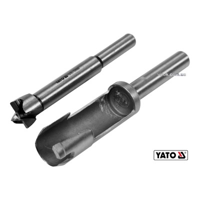 Свердла по дереву: коронка та фреза YATO 15 мм 110/90 мм 2 шт YT-33830