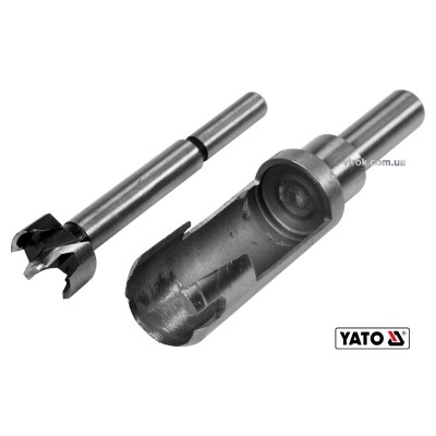 Свердла по дереву: коронка та фреза YATO 20 мм 110/90 мм 2 шт YT-33831