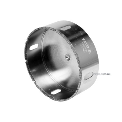 Свердло алмазне по гресу та кераміці YATO 105 мм YT-60435