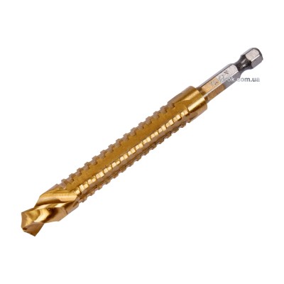 Свердло фрезерне по металу YATO HSS-TIN 11 x 110 мм HEX - 1/4" YT-44829