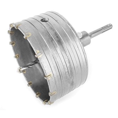 Свердло корончасте по бетону 120мм + перехідник SDS-plus 100мм Intertool SD-7120