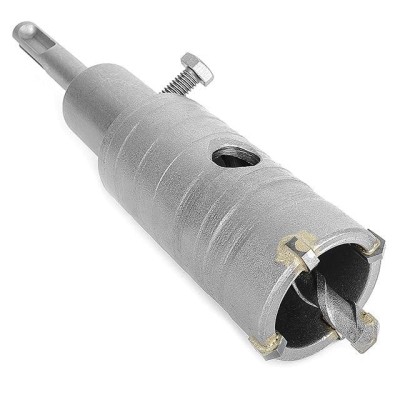 Свердло корончасте по бетону 36мм+перехідник SDS Plus 100мм Intertool SD-7036