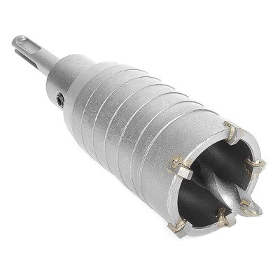 Свердло корончасте по бетону 40мм+перехідник SDS Plus 100мм Intertool SD-7040