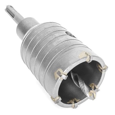 Свердло корончасте по бетону 50мм+перехідник SDS Plus 100мм Intertool SD-7050