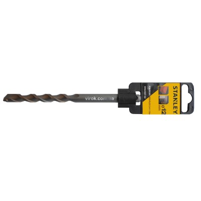Свердло по бетону (Бур) SDS Plus STANLEY 12 х 160 мм STA54047-QZ Свердло по бетону (Бур) SDS Plus STANLEY 12 х 160 мм STA54047-QZ