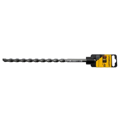 Свердло по бетону (Бур) SDS Plus STANLEY 12 х 260 мм STA54097-QZ Свердло по бетону (Бур) SDS Plus STANLEY 12 х 260 мм STA54097-QZ