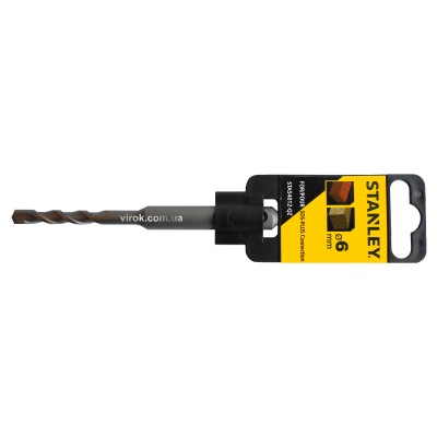 Свердло по бетону (Бур) SDS Plus STANLEY 6 х 110 мм STA54012-QZ
