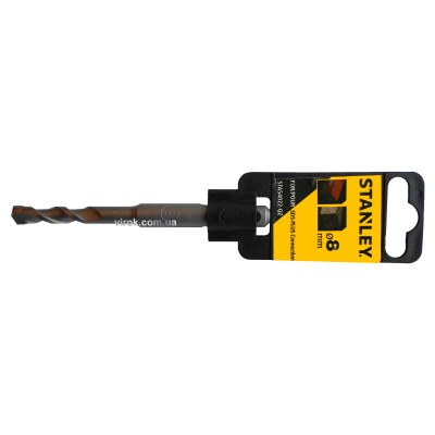 Свердло по бетону (Бур) SDS Plus STANLEY 8 х 110 мм STA54022-QZ Свердло по бетону (Бур) SDS Plus STANLEY 8 х 110 мм STA54022-QZ