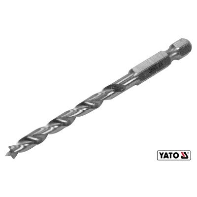 Свердло по дереву спіральне YATO ?5 x 85/50 мм HEX 1/4" HSS 4241 YT-33862