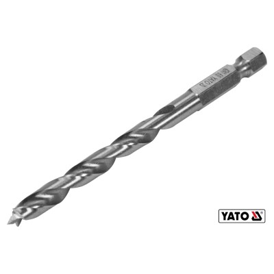 Свердло по дереву спіральне YATO ?6 x 90/55 мм HEX 1/4" HSS 4241 YT-33863