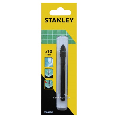 Свердло по керамічній плитці STANLEY 10 мм STA53247-QZ Свердло по керамічній плитці STANLEY 10 мм STA53247-QZ