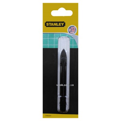 Свердло по керамічній плитці STANLEY 12 мм STA53377-QZ Свердло по керамічній плитці STANLEY 12 мм STA53377-QZ