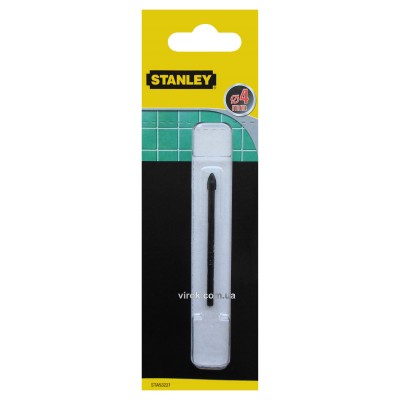 Свердло по керамічній плитці STANLEY 4 мм STA53227-QZ Свердло по керамічній плитці STANLEY 4 мм STA53227-QZ