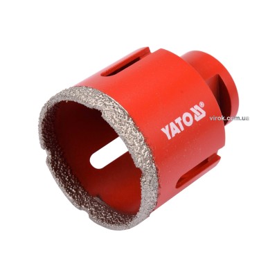 Сверло по керамике и гресу с алмазным напилением YATO 51 мм М14 YT-60446