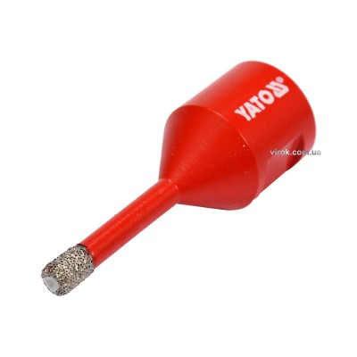 Сверло по керамике и гресу с алмазным напилением YATO 6 мм М14 YT-60441