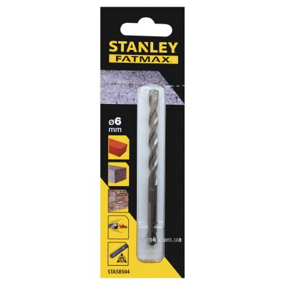 Сверло по кирпичу STANLEY FatMax 6 мм STA58504-QZ