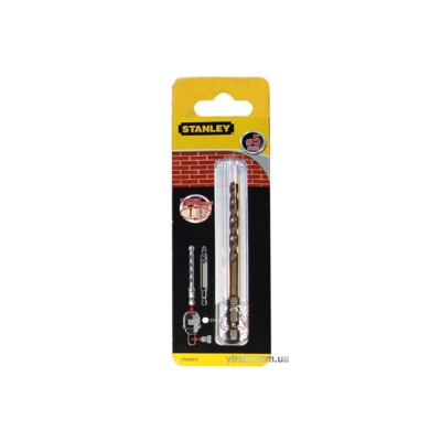 Сверло по кирпичу STANLEY SUPER-LOCK 5 х 50 мм STA53013-XJ