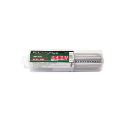 Сверло по металлу 11мм HSS(5шт), в пластиковом футляре ROCKFORCE RF-DSP110