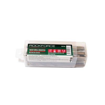Сверло по металлу 1мм HSS+Co(10шт), в пластиковом футляре ROCKFORCE RF-DSP10H Сверло по металлу 1мм HSS+Co(10шт), в пластиковом футляре ROCKFORCE RF-DSP10H