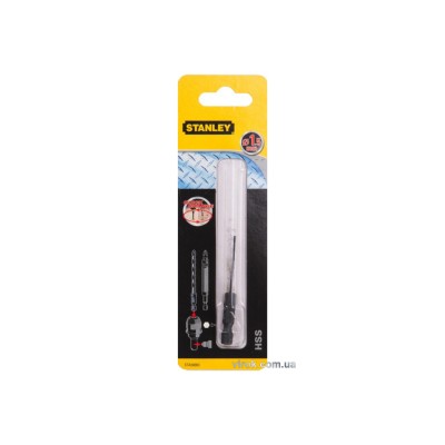 Свердло по металу, дереву, пластику STANLEY SUPER-LOCK з хвостовиком 1/4" 1.5 х 62/22 мм STA50003-XJ Свердло по металу, дереву, пластику STANLEY SUPER-LOCK з хвостовиком 1/4" 1.5 х 62/22 мм STA50003-XJ