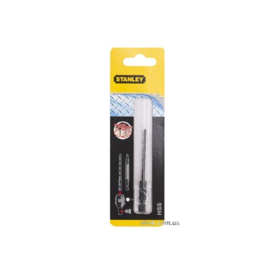 Свердло по металу, дереву, пластику STANLEY SUPER-LOCK з хвостовиком 1/4" 3 х 77/41 мм STA50018-XJ Свердло по металу, дереву, пластику STANLEY SUPER-LOCK з хвостовиком 1/4" 3 х 77/41 мм STA50018-XJ