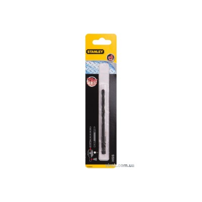 Сверло по металлу, дереву, пластику STANLEY SUPER-LOCK с хвостовиком 1/4" 6 х 107/70 мм STA50033-XJ