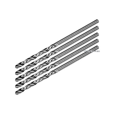 Свердло по металу PREMIUM YATO до нержавіючої та високолегованої сталі, лиття 2 х 50 мм HSS 4241 5 шт YT-44204