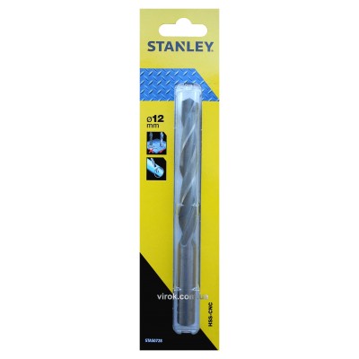 Свердло по металу STANLEY 12 мм STA50728-QZ Свердло по металу STANLEY 12 мм STA50728-QZ