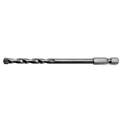 Сверло универсальное STHOR с шестигранным хвостовиком 1/4" 6 х 110/50 мм YG6X 21686