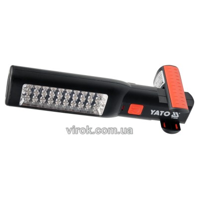 Светильник аккумуляторный YATO Li-Ion 3.7 В 1.8 Ач 30/7 LED + зарядное устройство YT-08505