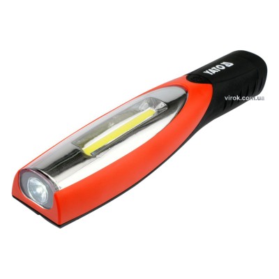 Светильник аккумуляторный YATO Li-Ion 3.7 В 2 LED x 180 лм + зарядное устройство YT-08502