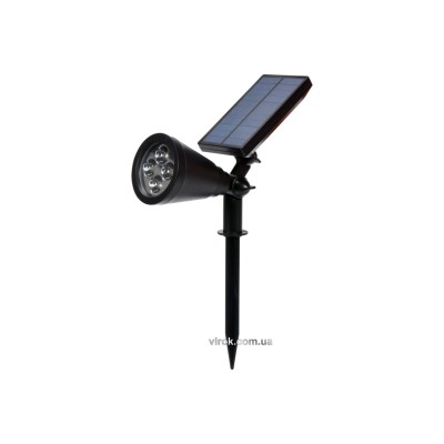 Светильник садовый на пике с солнечным аккумулятором YATO Li-Ion 3.7 В 2.2 Ач 4 LED 2 Вт 180 лм YT-81880