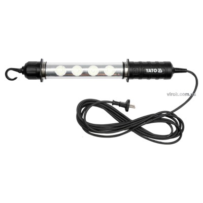 Светильник сетевой YATO 4 Вт 4 LED 400 лм + крюк + магнит YT-08531