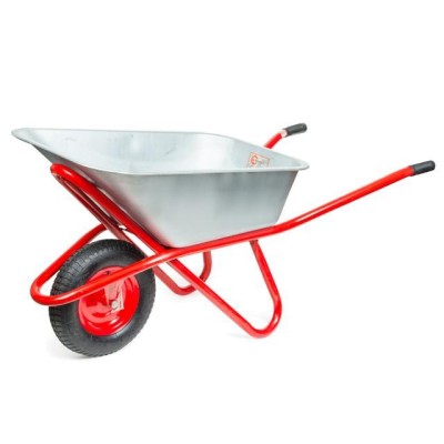 Тачка садово-будівельна, 85л., 150 кг, 1 пневмоколесо з підшипником 15" (4.00-8) Intertool WB-0815