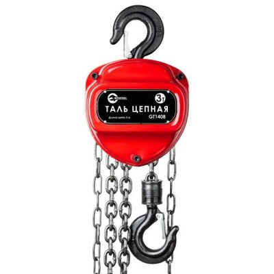 Таль ланцюговий 3т, ланцюг 3м Intertool GT1408