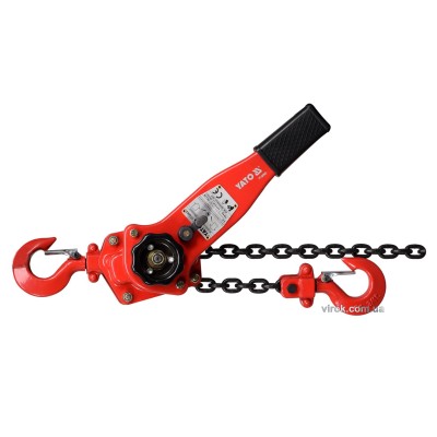 Таль цепная с рычагом YATO 750 кг 1.5 м YT-58962