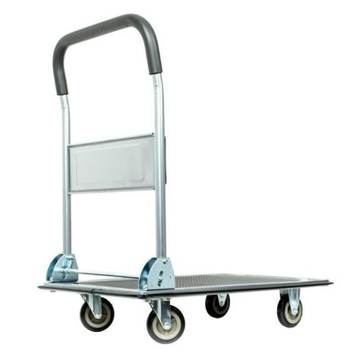 Тележка ручная четырехколесная до 150 кг, 740*480*830, колеса 100 мм Intertool LT-9053