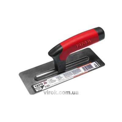 Терка-гладилка с нержавеющей стали венецианская YATO 200 x 80 мм YT-5214