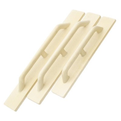 Тертка з гумою напівм'яка 130*271*8мм, чорна Intertool HT-0017