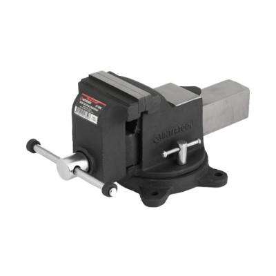 Тиски слюсарні поворотні 100мм STORM, 8,85 кг Intertool HT-0085